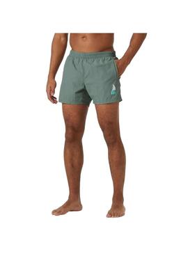 Bañador Hombre Helly Hansen Cascais Trunk Verde