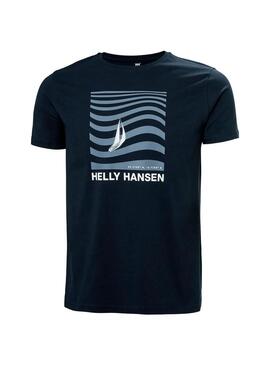 Camiseta Hombre Helly Hansen Shoreline Marino