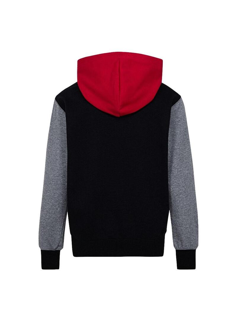 Sudadera Niño/a Jordan Negra Roja