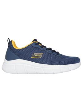 Zapatilla Hombre Skechers Bobs Azul