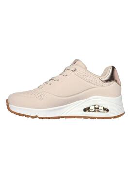 Zapatilla Mujer Skechers Uno Golden Beige