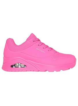 Zapatilla Mujer Skechers Uno Stand Rosa