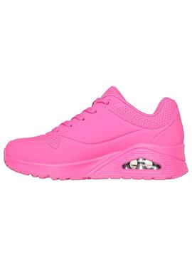 Zapatilla Mujer Skechers Uno Stand Rosa