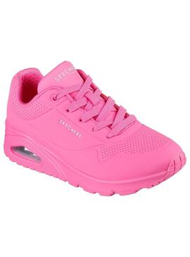 Zapatilla Mujer Skechers Uno Stand Rosa