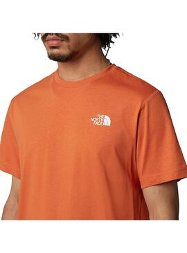 Camiseta Hombre The North Face RedBox Naranja