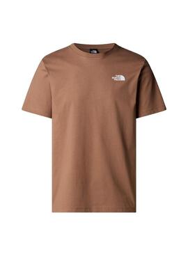 Camiseta Hombre The North Face  RedBox Marron