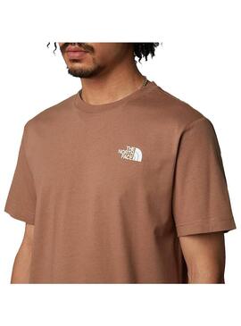 Camiseta Hombre The North Face  RedBox Marron