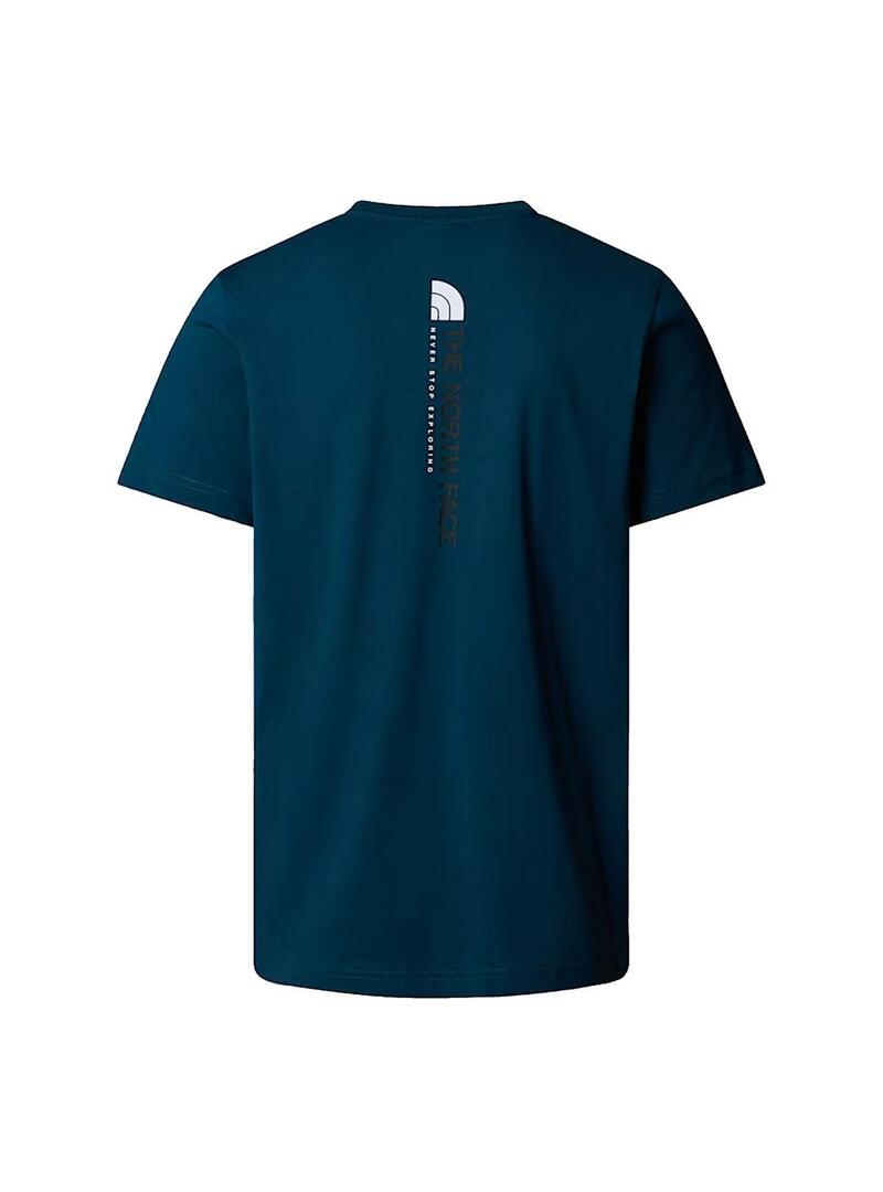 Camiseta Hombre The North Face Vertical Azul Royal