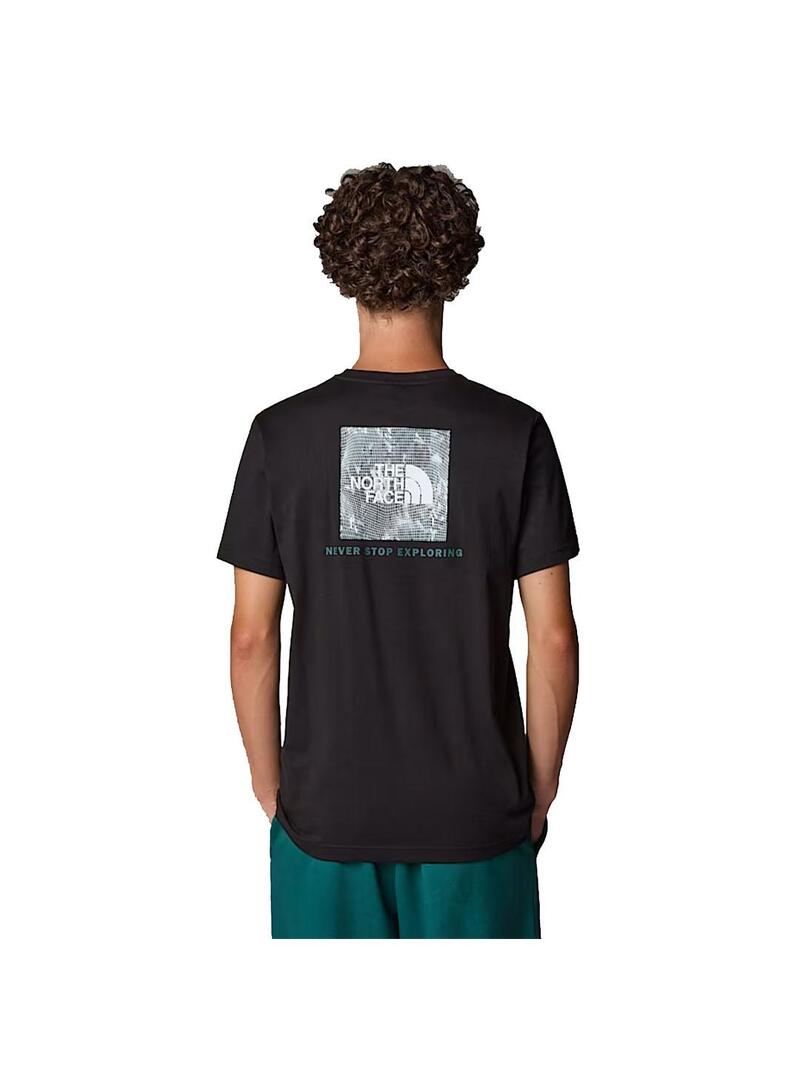 Camiseta Hombre The North Face Nse Box Negro Verde