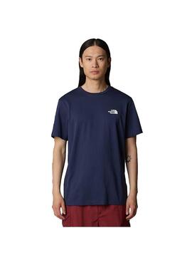 Camiseta Hombre The North Face Simple Dome Azul Marino