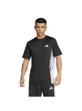 Camiseta Hombre adidas Essentials Negro