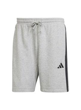 Pantalón corto Hombre adidas 3S Ft Gris