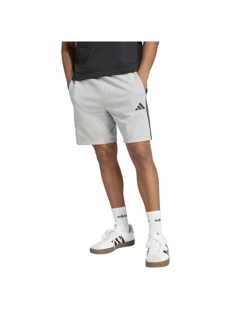 Pantalón corto Hombre adidas 3S Ft Gris