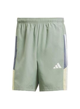 Short Hombre adidas Tr Ess Verde Amarillo