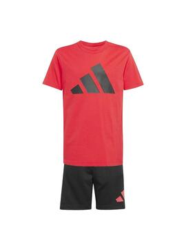 Conjunto Niño/a adidas Bl-T Rojo Negro