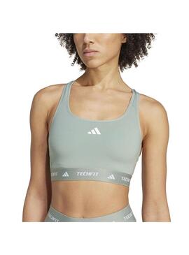 Sujetador deportivo Mujer adidas Tf Bra Verde