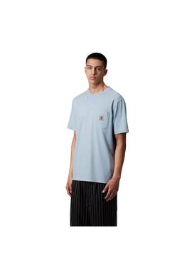 Camiseta Hombre Carhartt WIP Pocket Azul