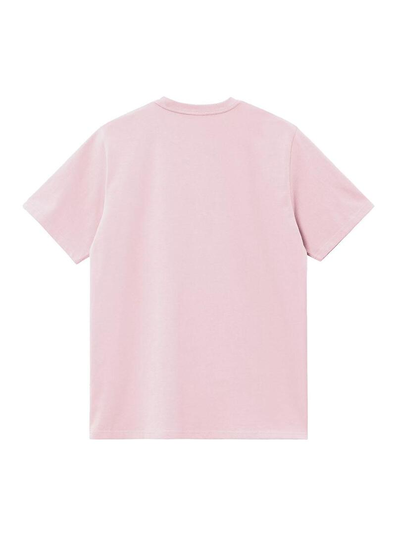 Camiseta Hombre Carhartt WIP Chase Rosa