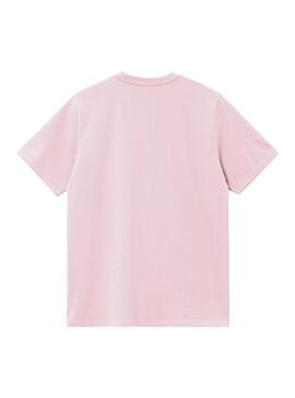 Camiseta Hombre Carhartt WIP Chase Rosa