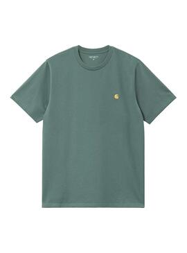 Camiseta Hombre Carhartt WIP Chase Verde