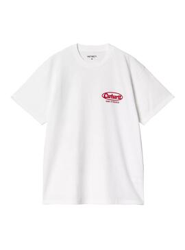 Camiseta Hombre Carhartt WIP Logos Blanca