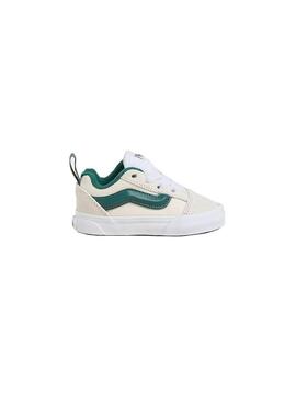 Zapatilla Baby Knu Skool Beige Verde