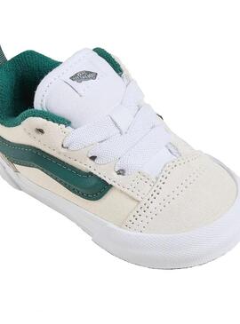 Zapatilla Baby Knu Skool Beige Verde