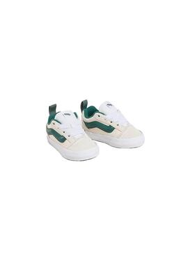 Zapatilla Baby Knu Skool Beige Verde