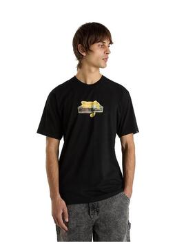 Camiseta Hombre Vans Times Up SS Negra