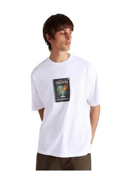 Camiseta Hombre Vans Paperback Writer SS Blanca