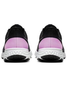 Zapatilla Mujer Nike Revolution 5 Gris/Rosa
