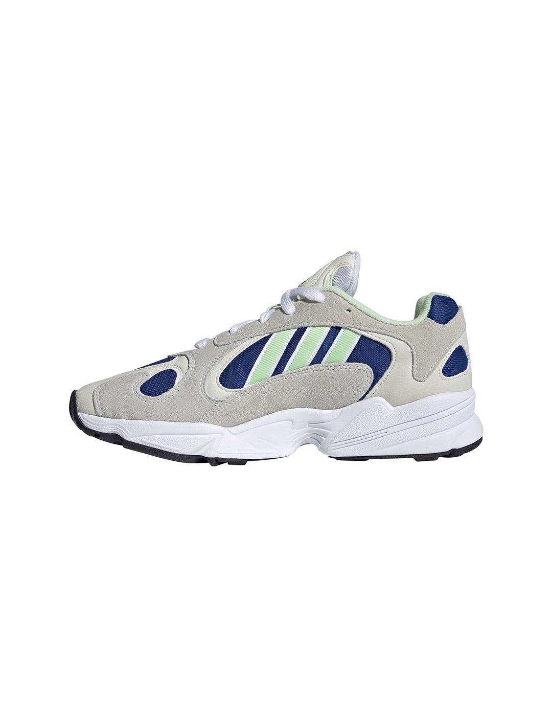 Zapatilla Hombre adidas Yung 1 Gris Azul