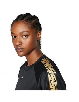 Sudadera Mujer Nike Logo Tape Negra