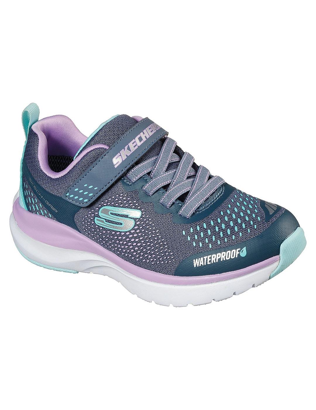 Zapatilla Junior Skechers Ultra Groove Gris SKECHERS para Unisex | Deportes Trisport