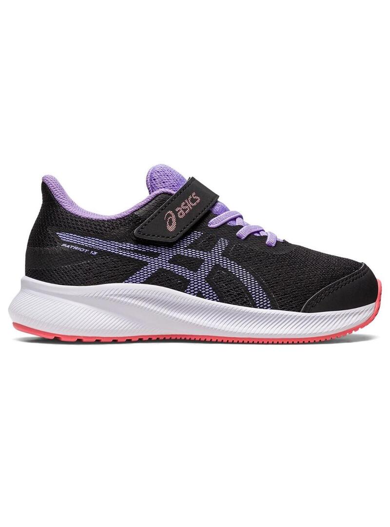 Zapatilla Niña Asics Patriot 13 PS Negro/Rosa ASICS para Niña | Deportes Trisport