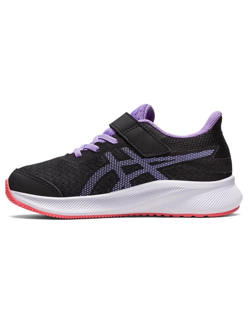 Zapatilla Niña Asics Patriot 13 PS Negro/Rosa ASICS para Niña | Deportes Trisport