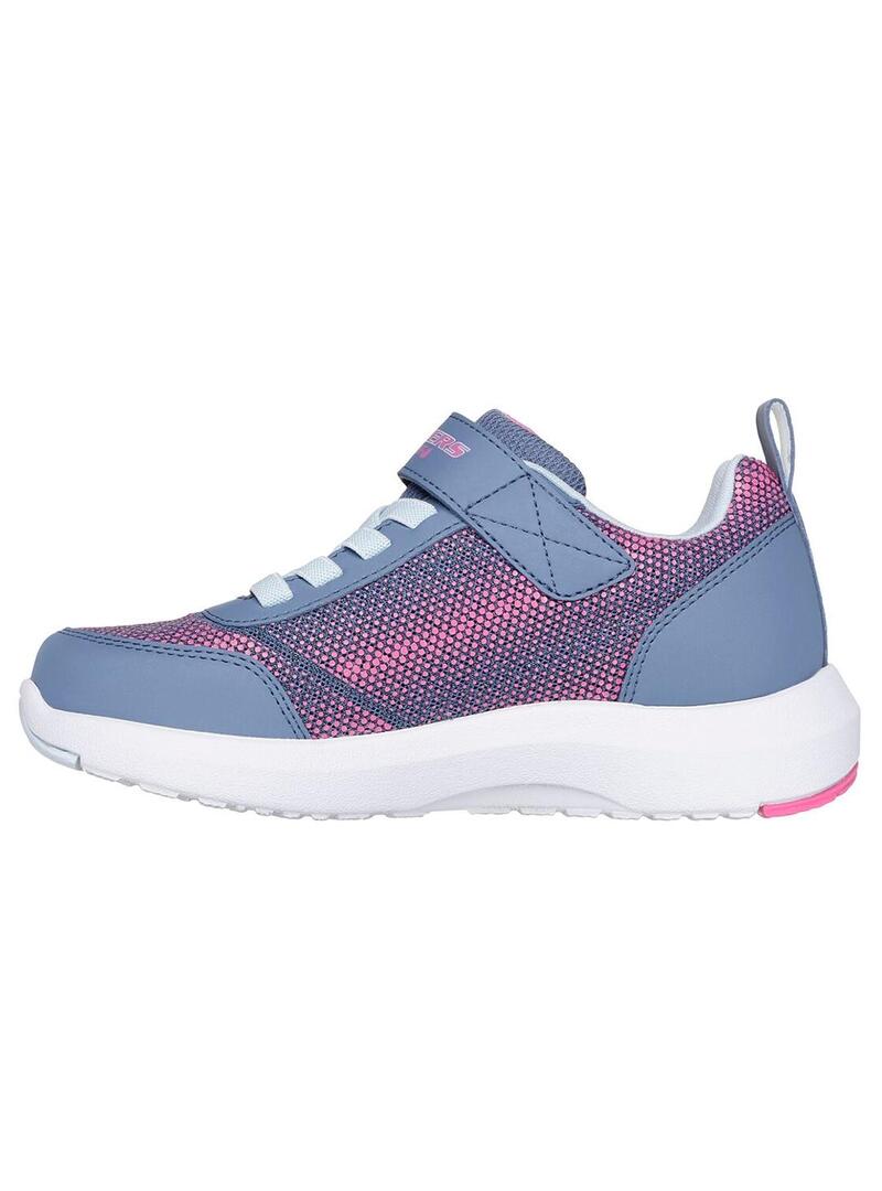 Zapatilla Skechers Niña Dynamic Tread Gris Rosa SKECHERS para Niña | Deportes Trisport