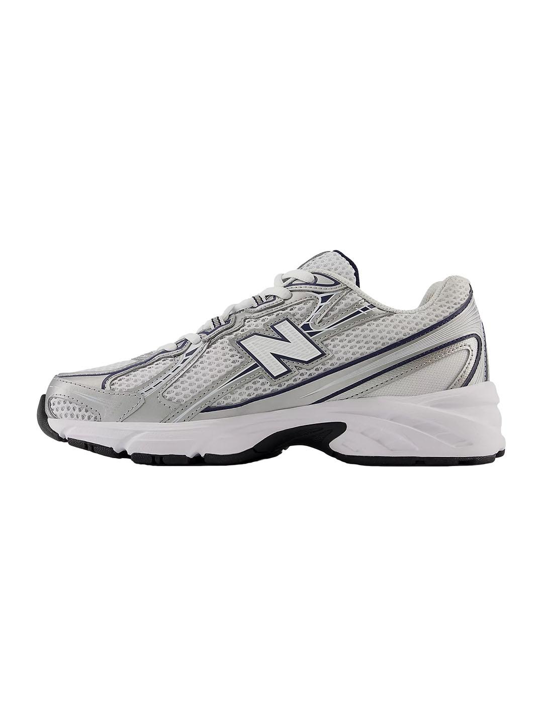 Zapatilla Unisex New Balance 740WN2 Blanco Pl. Mar NEW BALANCE para Unisex | Deportes Trisport