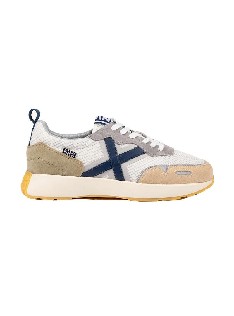 Zapatilla Hombre Munich Xemine 97 Blanco Azul Beig Munich para Hombre | Deportes Trisport