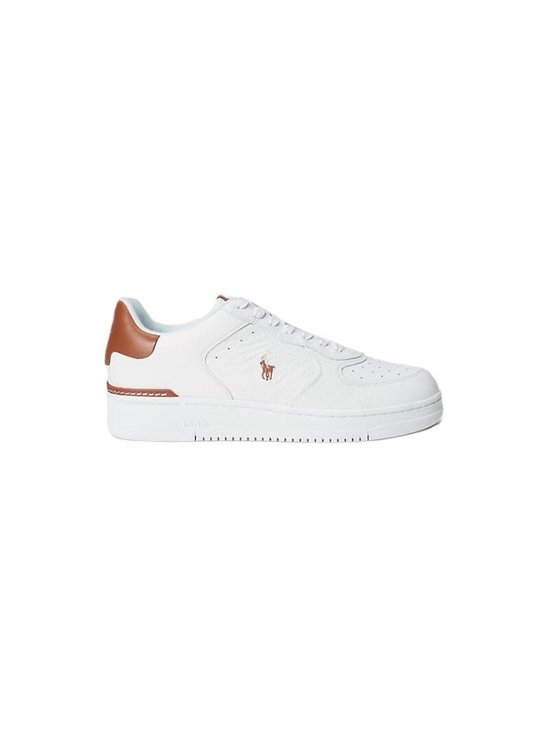 Zapatilla Hombre Ralph Lauren Masters Blanca Cuero RALPH LAUREN para Hombre | Deportes Trisport