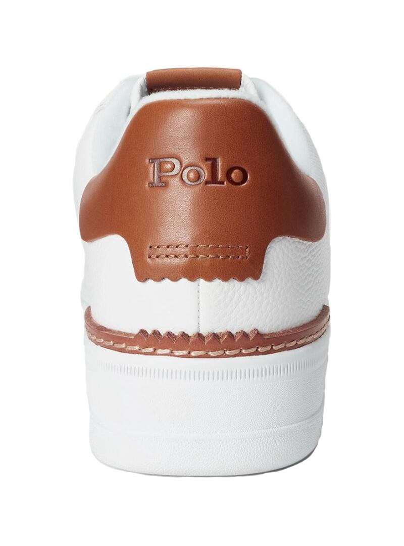 Zapatilla Hombre Ralph Lauren Masters Blanca Cuero RALPH LAUREN para Hombre | Deportes Trisport