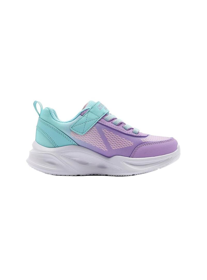 Zapatilla Niña/o Skechers Solar Glow Rosa/Turquesa SKECHERS para Niña | Deportes Trisport