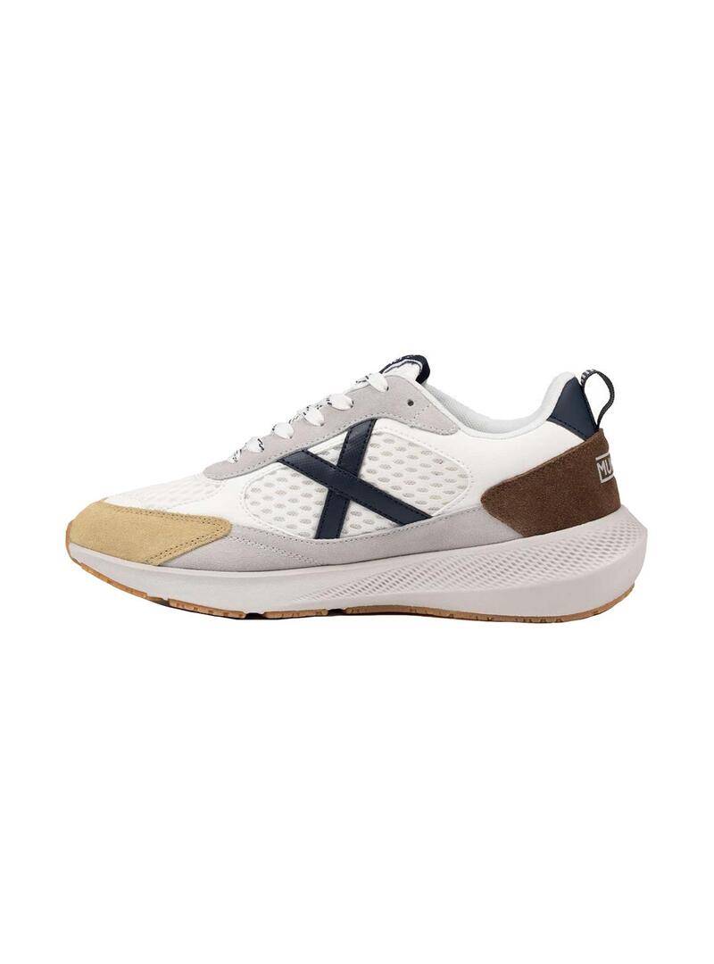 Zapatilla Hombre Munich Loop 05 Blanca Marino Marron Munich para Hombre | Deportes Trisport