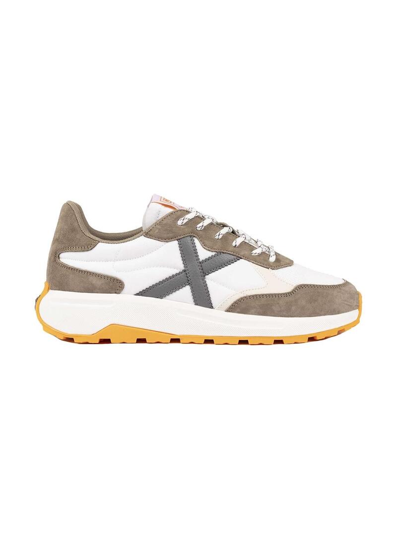 Zapatilla Hombre Munich Babel 13 Blanca Marron Munich para Hombre | Deportes Trisport