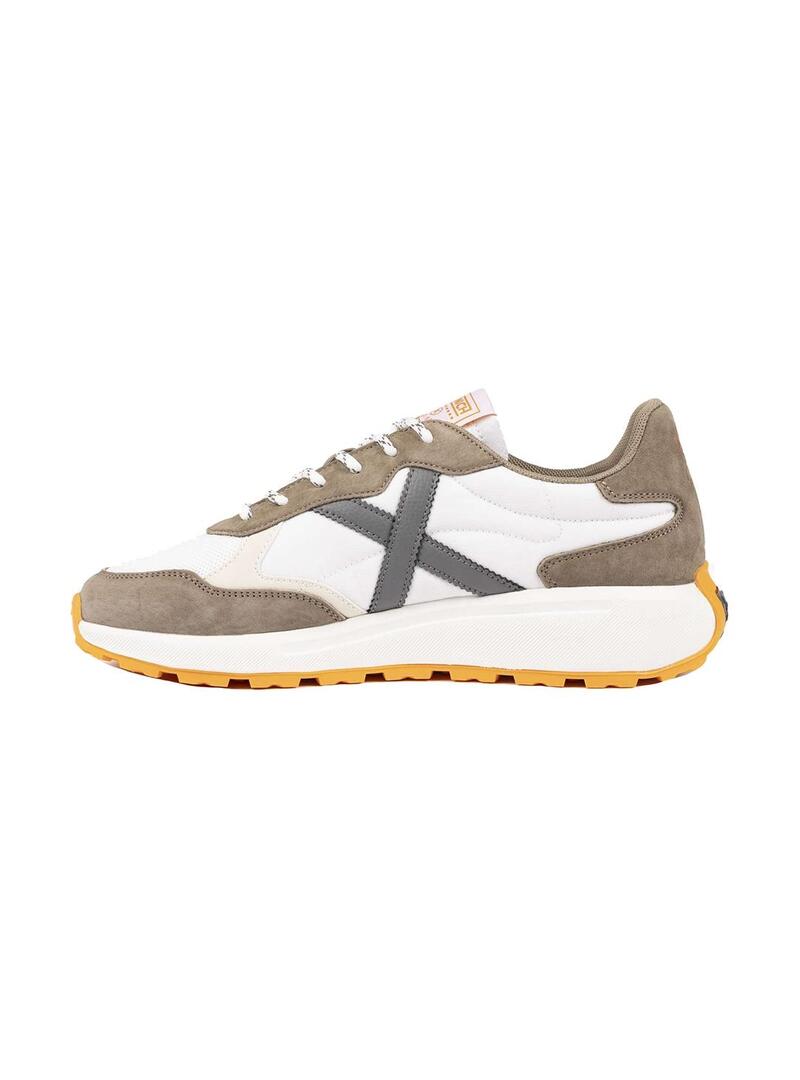 Zapatilla Hombre Munich Babel 13 Blanca Marron Munich para Hombre | Deportes Trisport