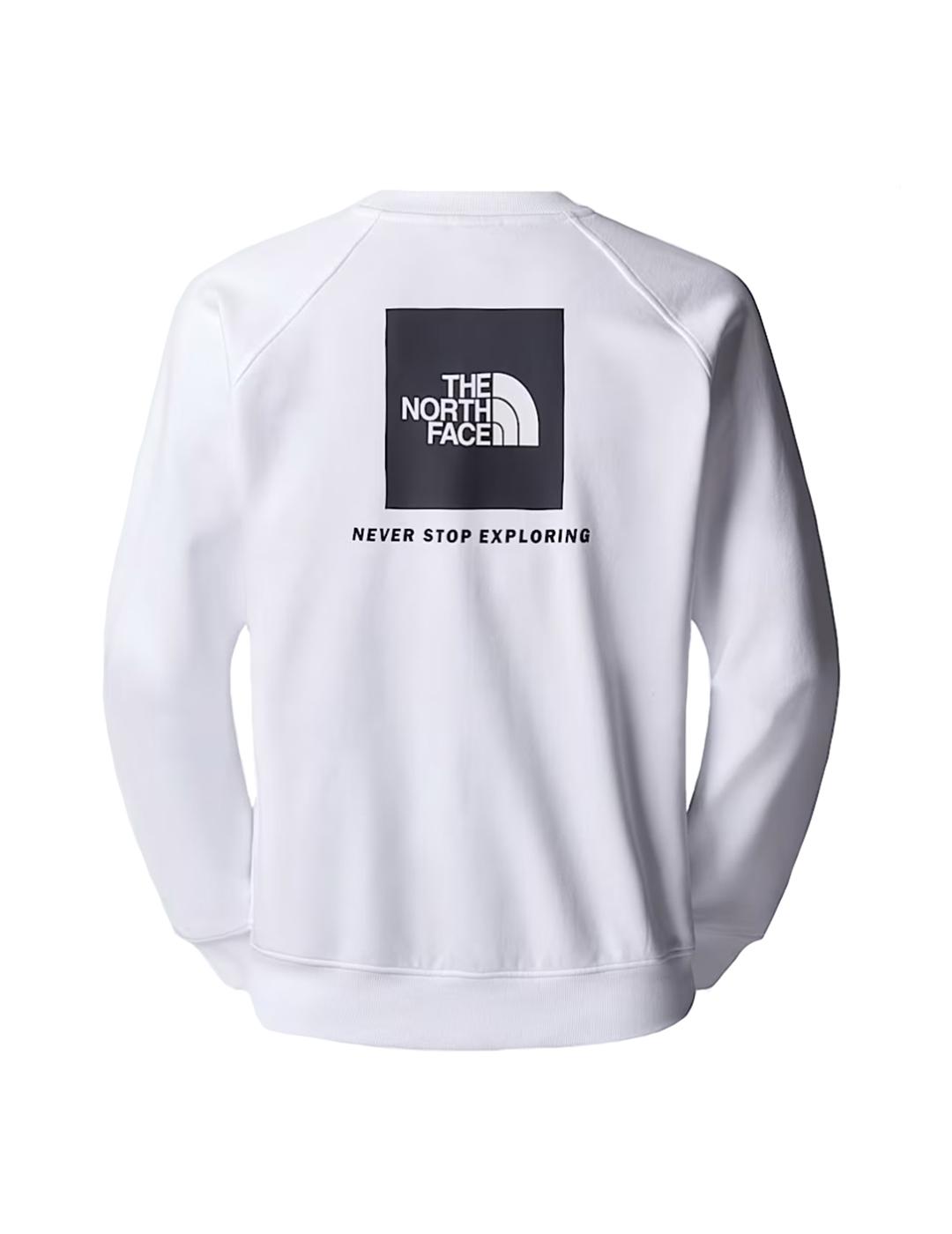 Sudadera Hombre The North Face Raglan Box Blanca The North Face para Hombre | Deportes Trisport