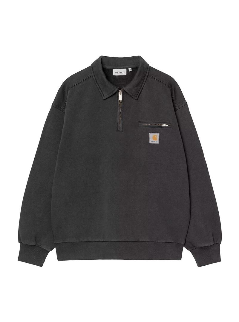 Sudadera Polo Hombre Carhartt WIP Half Zip Negro CARHARTT WIP para Hombre | Deportes Trisport