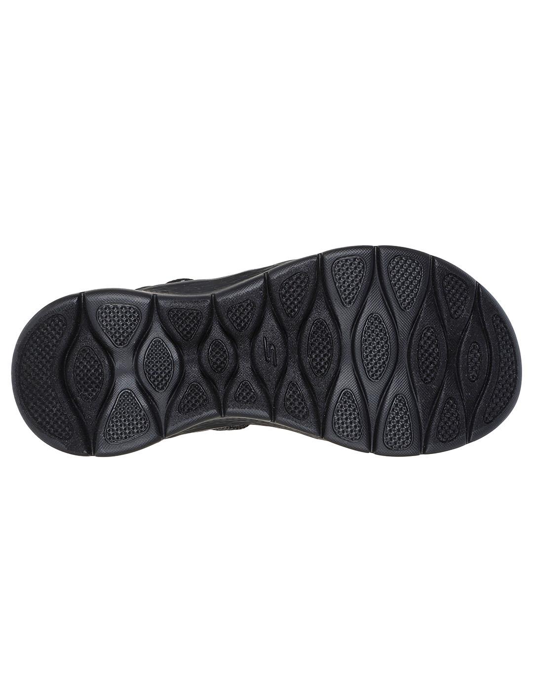 Sandalia Mujer Skechers Go Walk Flex Negro