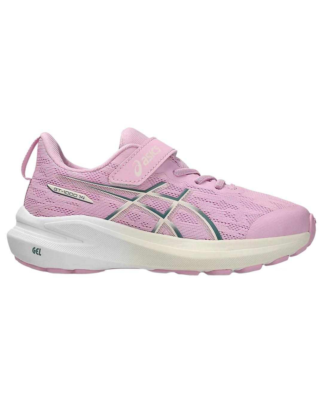 Zapatilla Niño/a Asics GT-1000 Rosa ASICS para Niño | Deportes Trisport